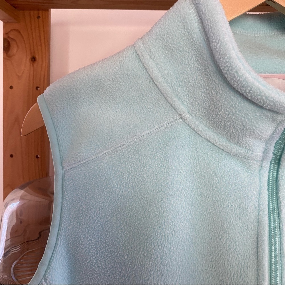 Vineyard Vines Light Blue Fleece Full Zip Vest Large - Picture 7 of 15
